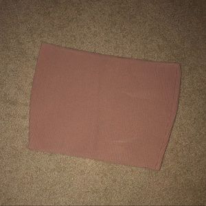 kendall and kylie nude ribbed tube top